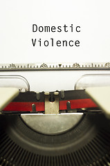 Image showing domestic violence