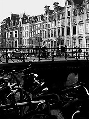 Image showing Bicycles Amsterdam