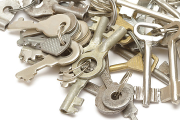 Image showing Heap of keys