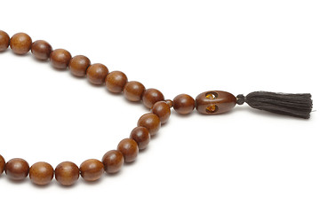 Image showing Wooden rosary