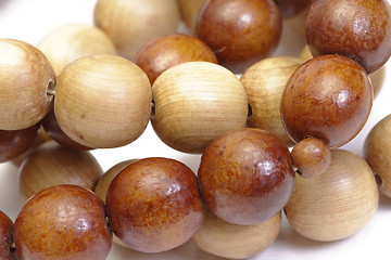 Image showing Wooden rosary