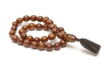 Image showing Wooden rosary