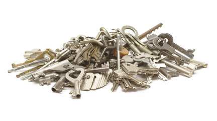 Image showing Heap of keys