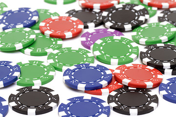 Image showing Poker chips