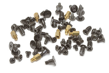 Image showing Metallic screws