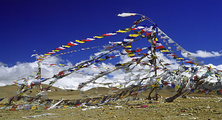 Image showing Prayer flags