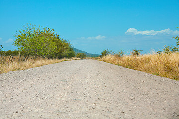 Image showing Off-road track in country 