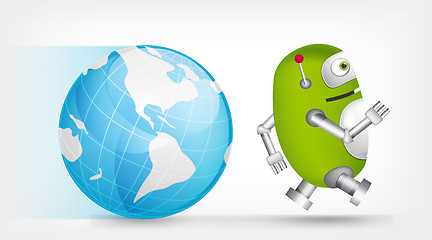 Image showing Green Robot