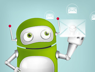 Image showing Green Robot