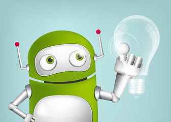 Image showing Green Robot