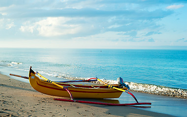 Image showing Balinese fishing boat