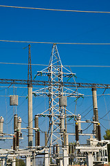 Image showing power transmission pole