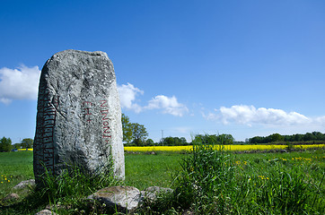 Image showing Viking age stone