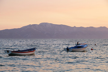 Image showing Adriatic sea in the evening 