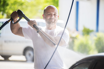 Image showing Car washing