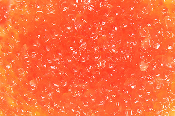 Image showing background with red caviar