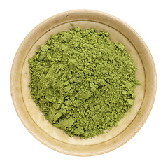 Image showing moringa leaf powder