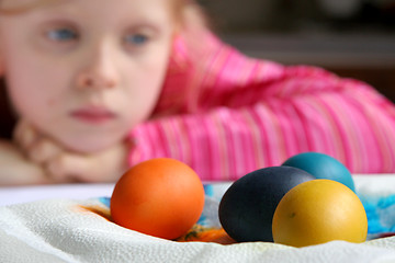 Image showing Easter eggs