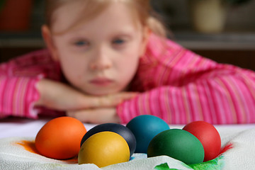 Image showing Easter eggs