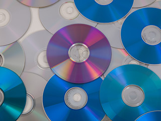 Image showing CD DVD DB Bluray disc