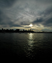 Image showing dusk in sydney