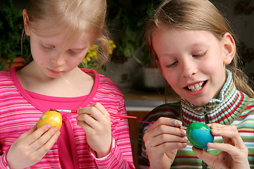 Image showing Easter eggs