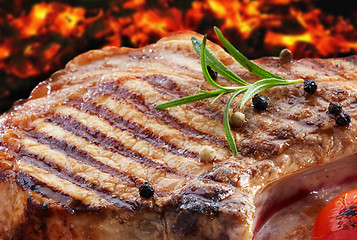 Image showing grilled pork meat 