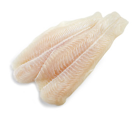 Image showing fresh raw fish fillet