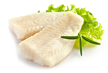 Image showing prepared fish fillet pieces