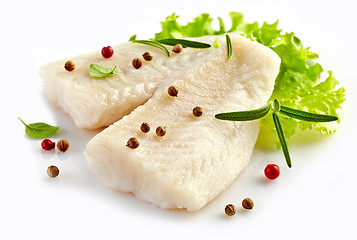 Image showing prepared fish fillet pieces