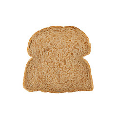 Image showing Slice of brown bread