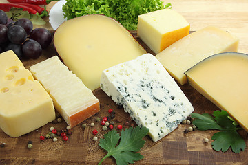 Image showing Cheeses