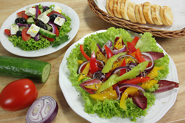 Image showing Salads