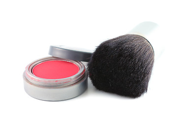 Image showing Makeup and Brush