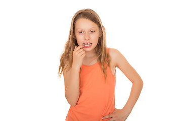 Image showing Child lost a tooth