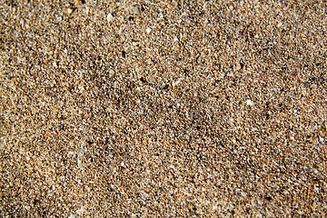 Image showing The texture of the yellow sea sand