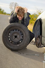 Image showing Tyre Change