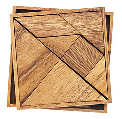 Image showing tangram - Chinese puzzle game