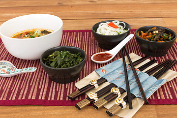 Image showing Composition of asian food