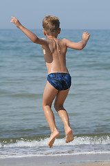 Image showing Child in motion
