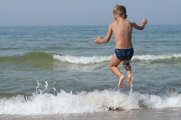 Image showing Child in motion