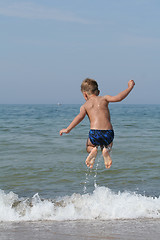 Image showing Child in motion