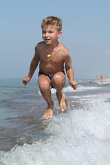 Image showing Child in motion