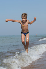 Image showing Child in motion