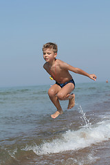 Image showing Child in motion
