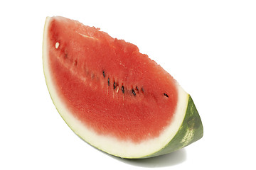 Image showing Watermelon slice isolated on white background