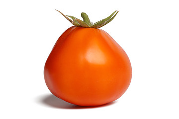 Image showing tomato on white. with clipping path