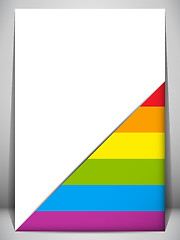 Image showing Gay Pride Flag Letter Document