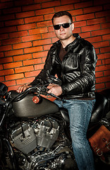 Image showing Biker