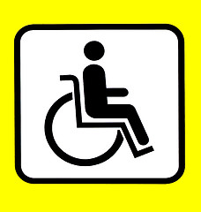 Image showing sign handicapped person